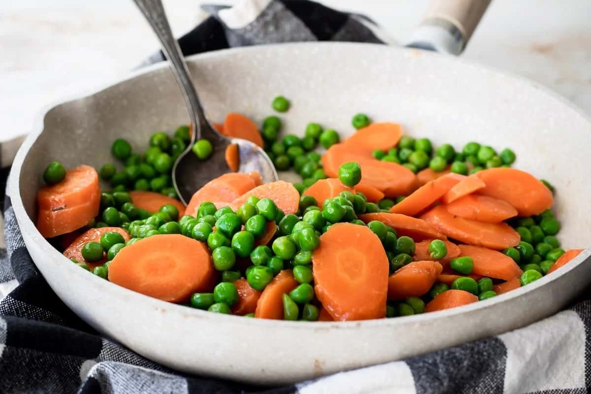 مصرف نخود فرنگی و هویج