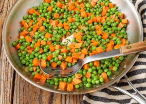 ارزش غذایی نخود فرنگی و هویج