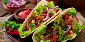 طرز تهیه تاکو با کنسرو لوبیا