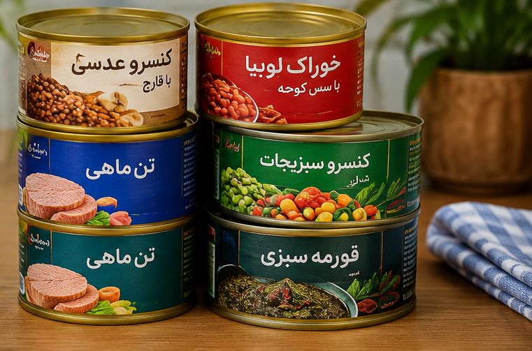 بهترین غذاهای کنسروی